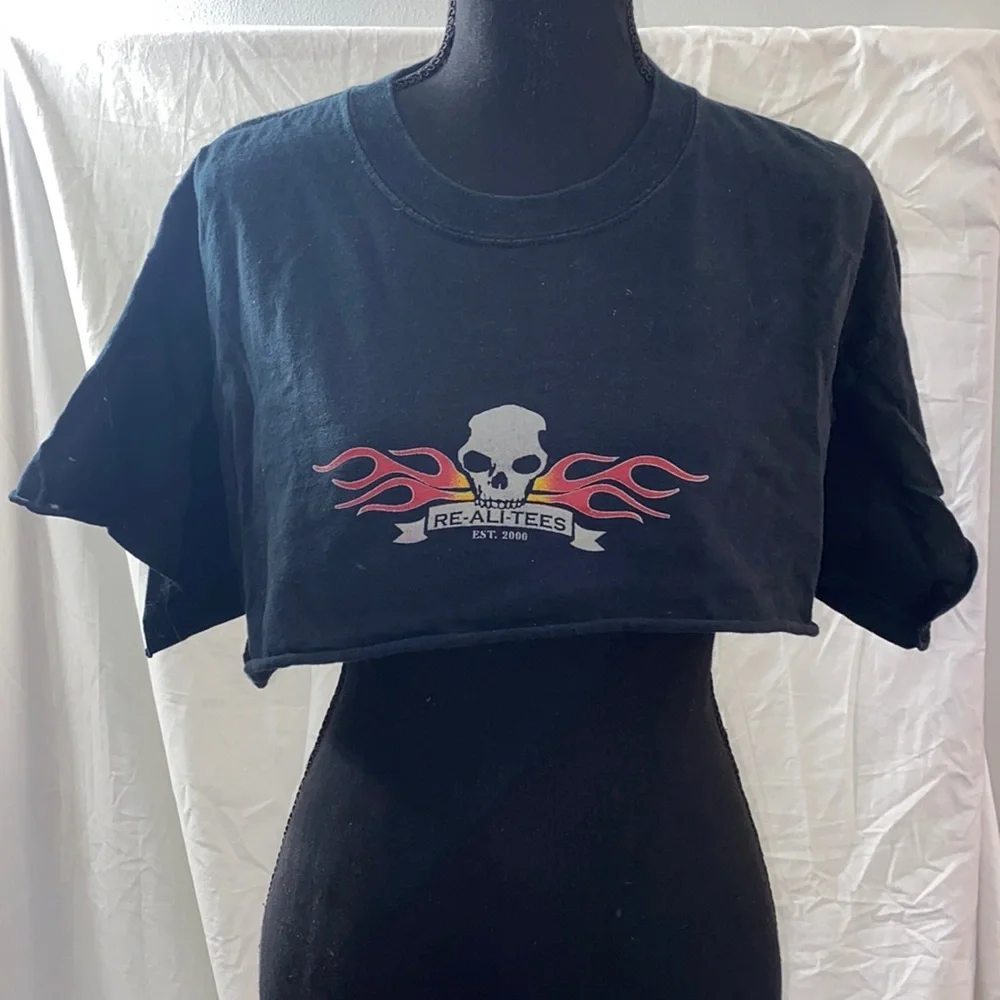 CROPPED RE-ALI-TEES shirt - Picture 1 of 4